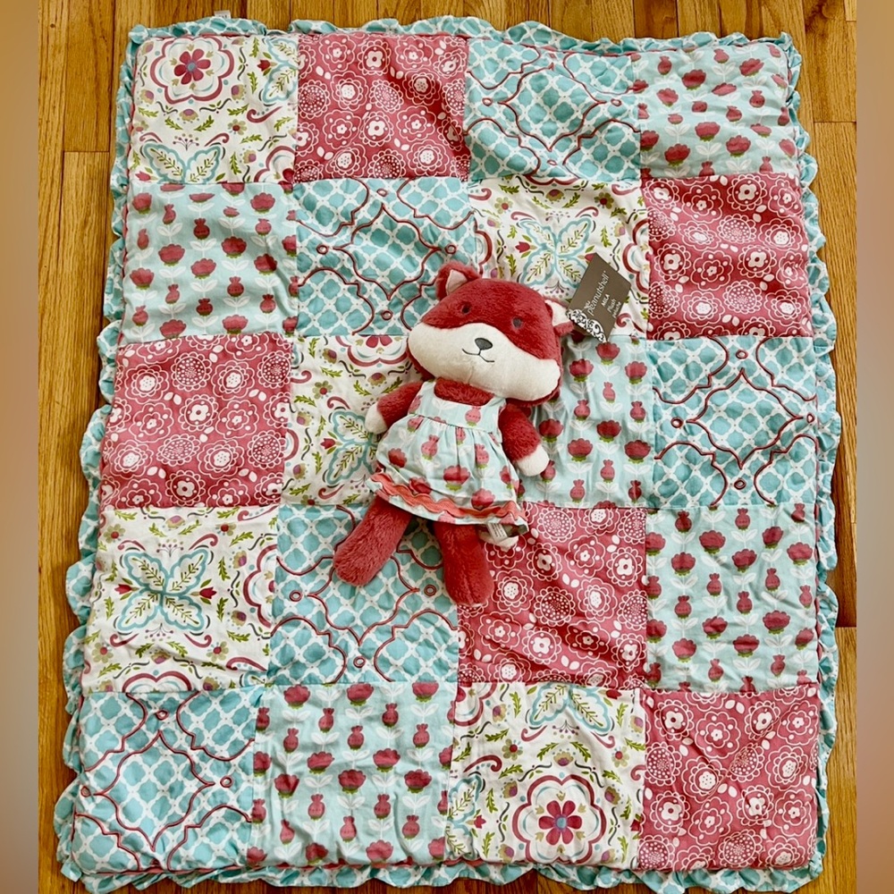 The Peanut Shell Mila Quilt & Pink Fox (NEW)